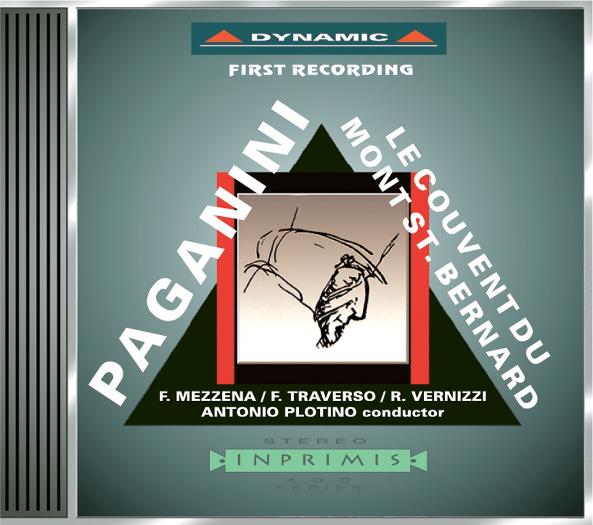 Paganini: Le Couvent Du Mont Saint Bernard, Concertino & Tarantella by Franco Mezzena, Antonio Plotino & Genoa Chamber Orchestra album cover