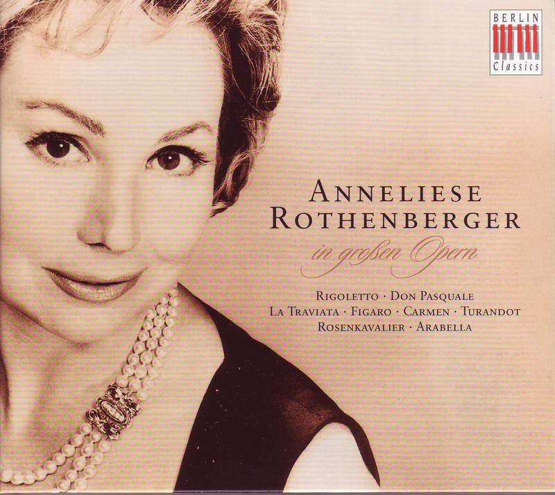 Anneliese Rothenberger in großen Opern by Anneliese Rothenberger album cover