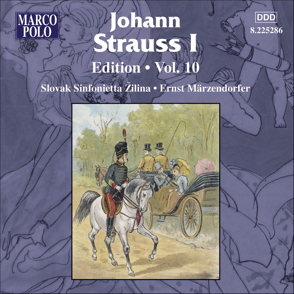 Strauss I: Edition, Vol. 10 by Ernst Marzendorfer & Slovak Sinfonietta Zilina album cover