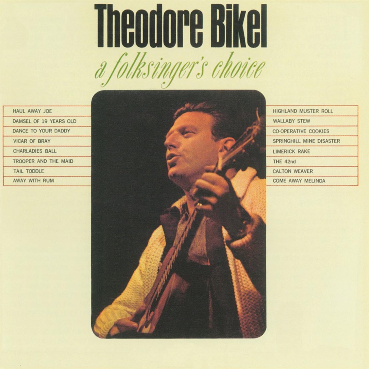 A Folksinger's Choice by Theodore Bikel album cover