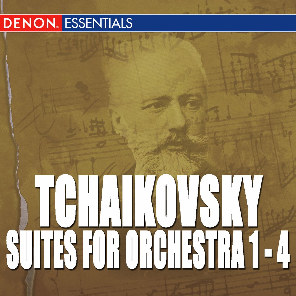 Tchaikovsky: Suite Nos. 1, 2 "Characteristique", 3 & 4 "Mozartiana" by Evgeny Svetlanov & USSR State Symphony Orchestra album cover