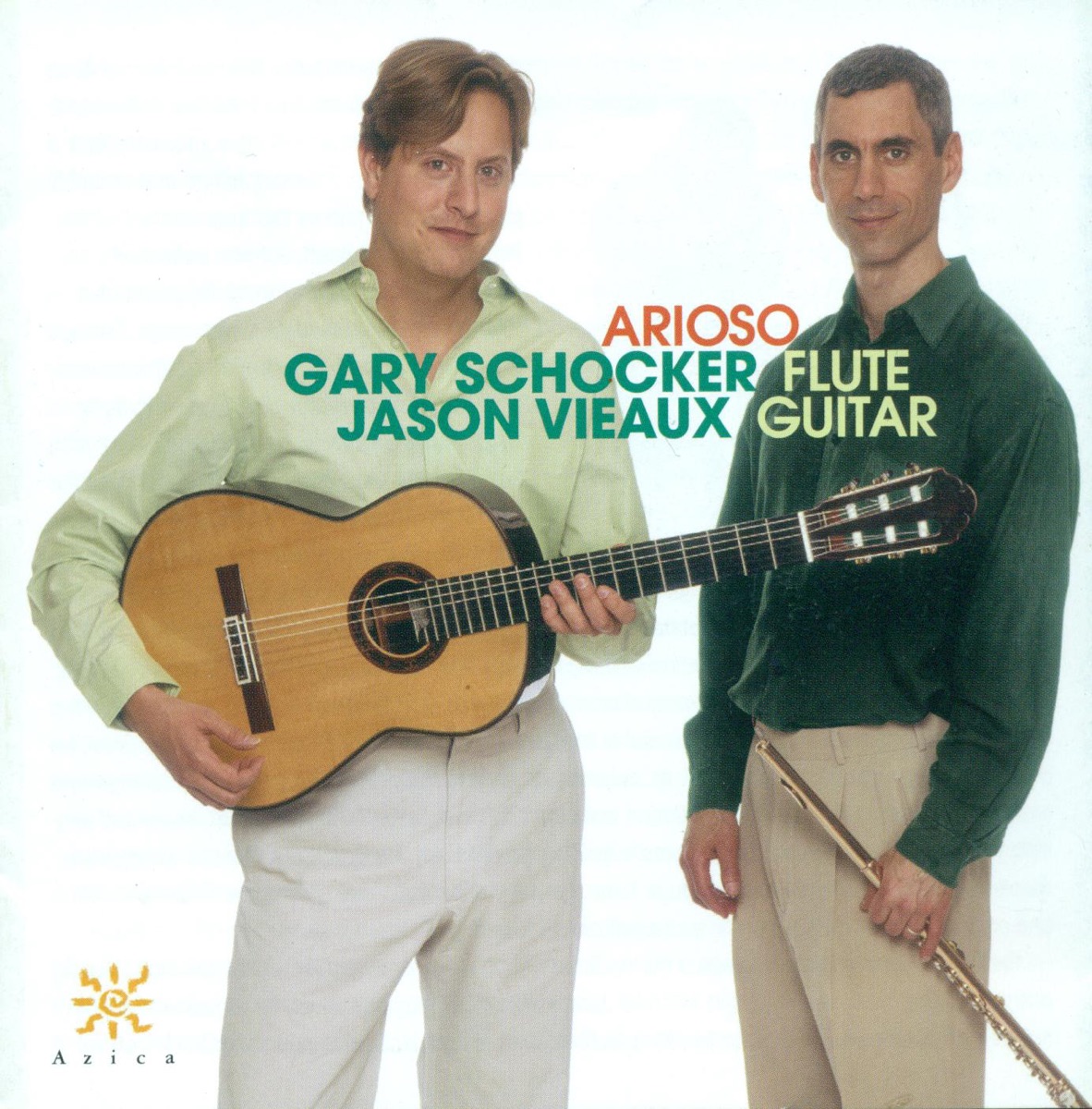 Flute and Guitar Arrangements by Jason Vieaux & Gary Schocker album cover