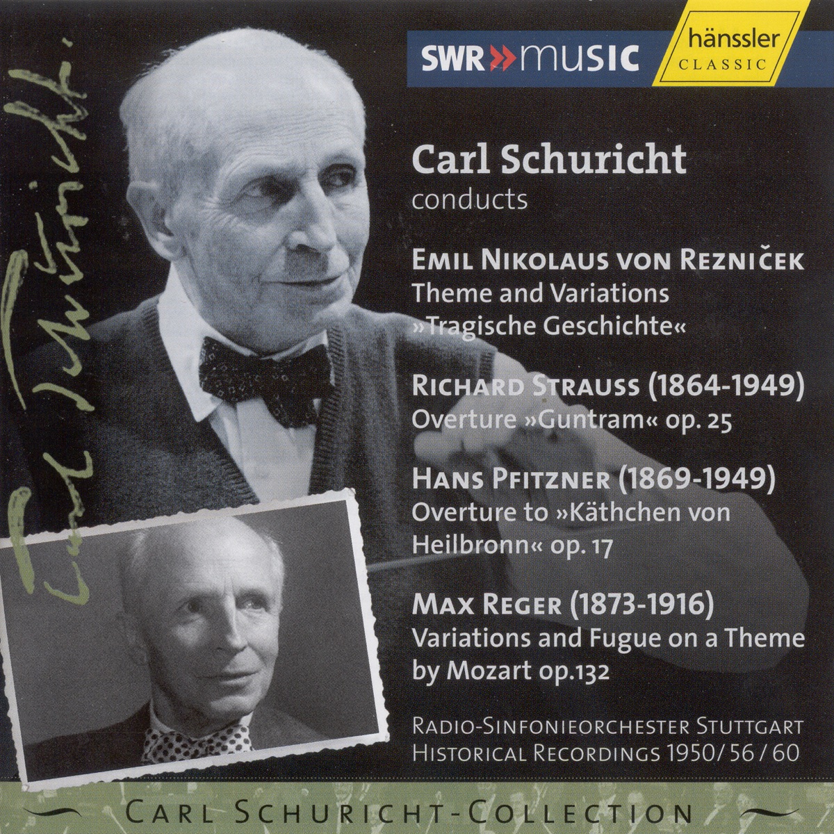 Reger: Variations and Fugue On a Theme By Mozart (1950 - 1956 - 1966) by Barry McDaniel, Carl Schuricht & Stuttgart Radio Symphony Orchestra album cover