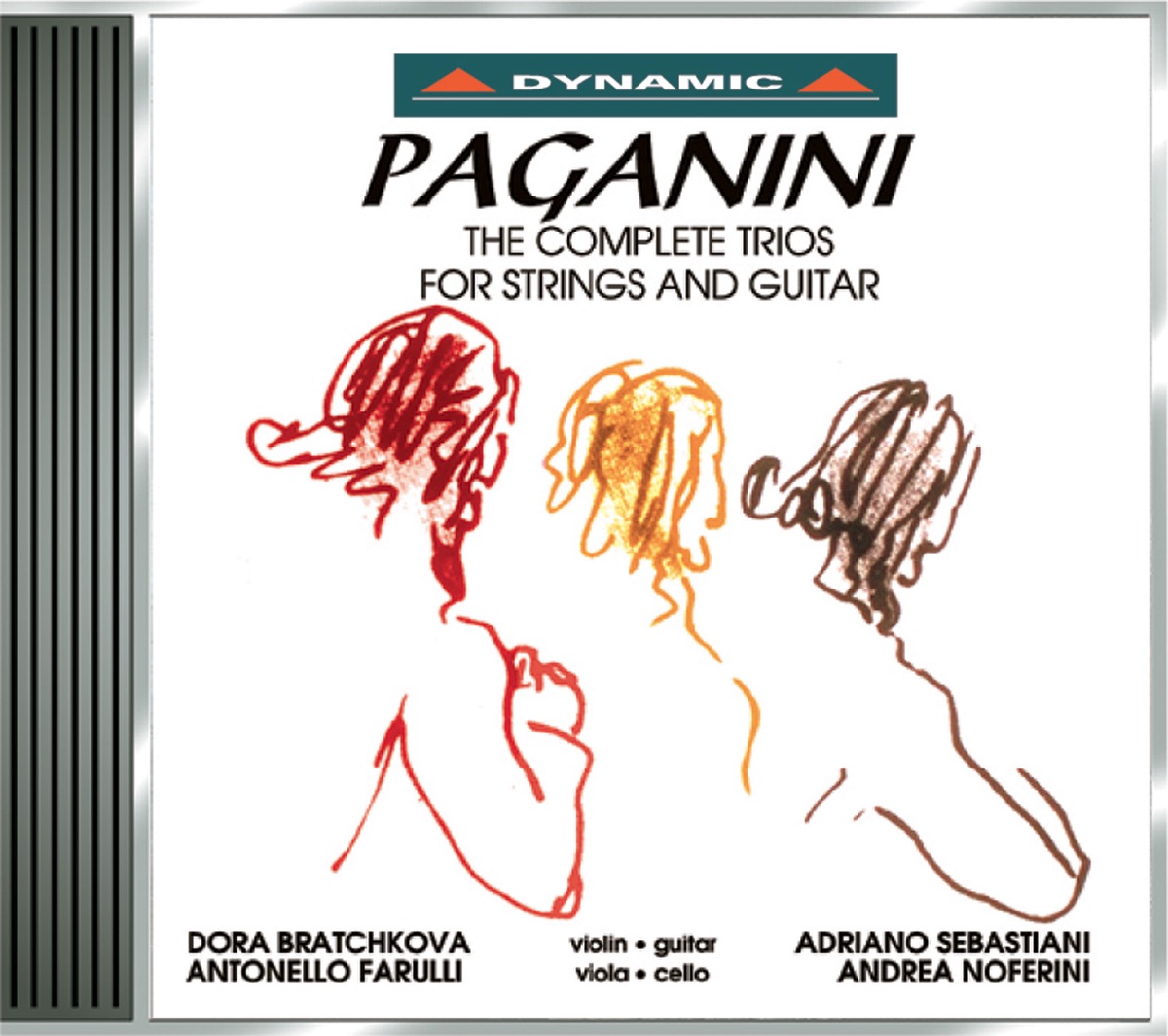 Paganini: The Complete Trios for Strings and Guitar by Andrea Noferini, Antonello Farulli & Adriano Sebastiani album cover