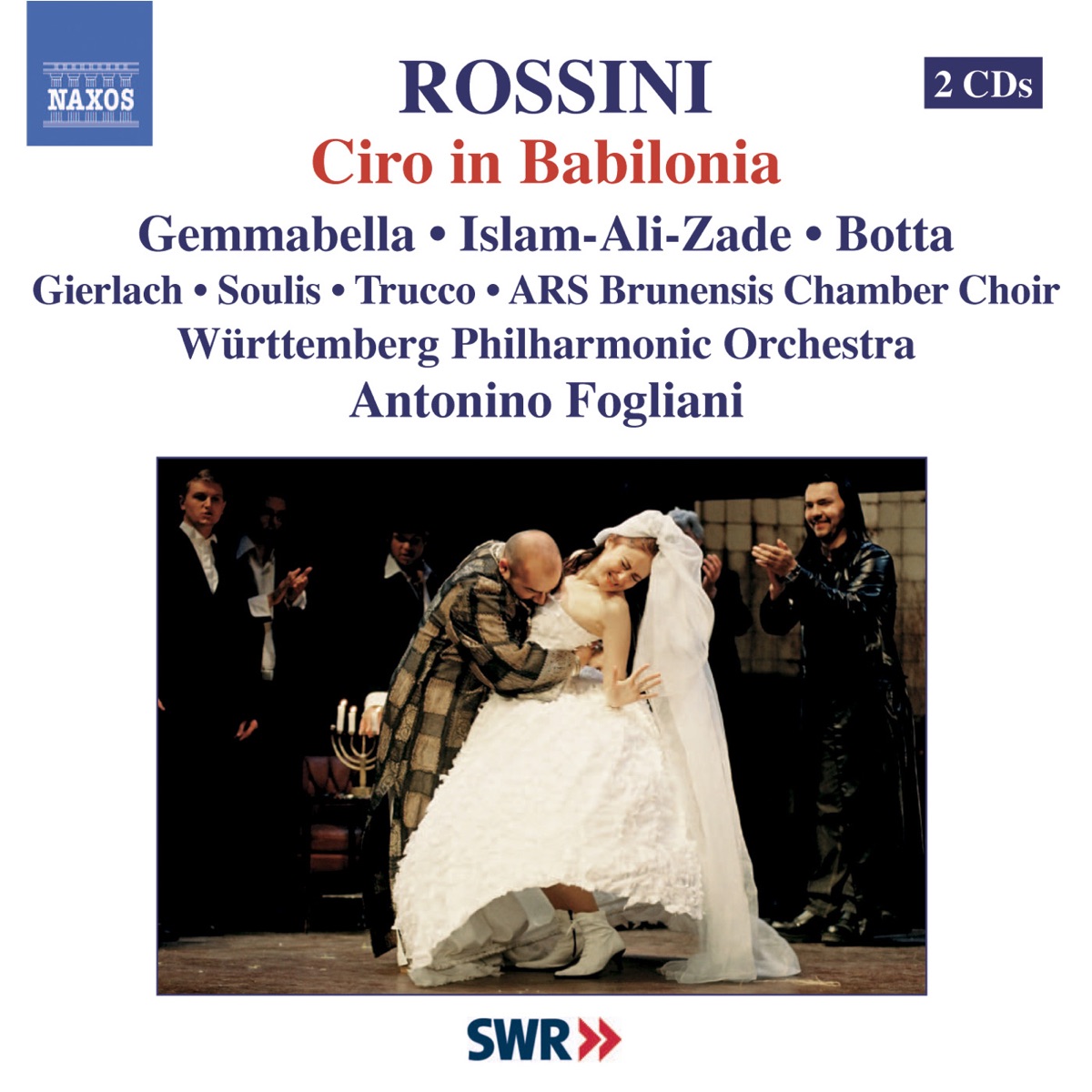 Rossini: Ciro in Babilonia by Antonino Fogliani, ARS Brunensis Chamber Choir & Wurttemberg Philharmonic Orchestra album cover
