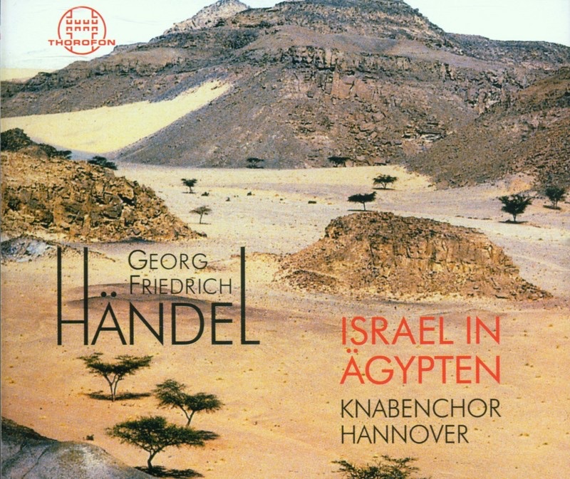 Händel: Israel In Egypt by Hanover Boys Choir, Capella Agostino Steffani & Heinz Hennig album cover