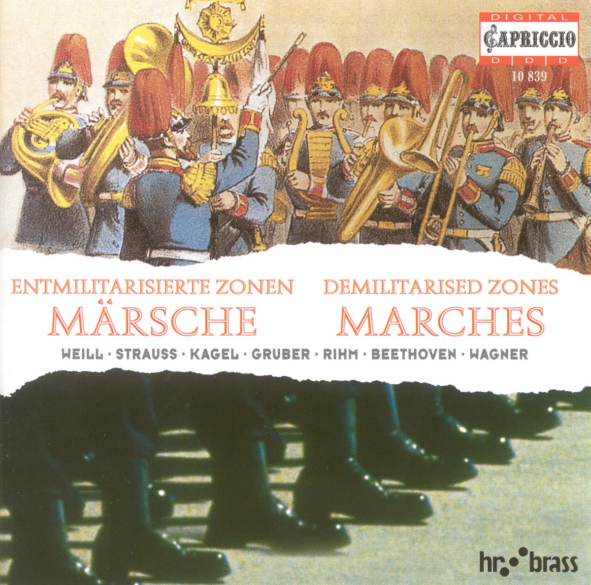 Hr Brass: Marches by Lutz Kohler & hr brass album cover