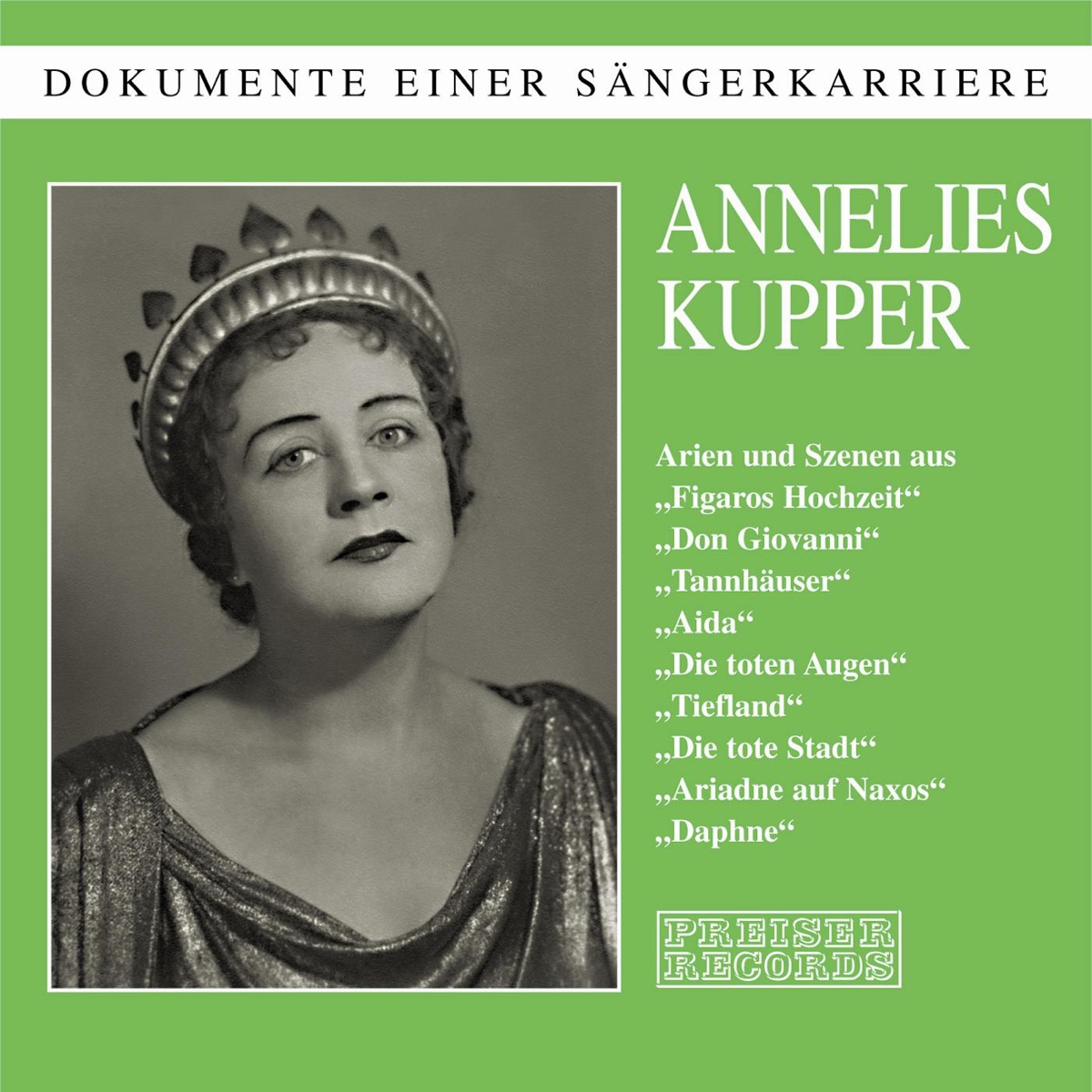 Dokumente Einer Sängerkarriere - Annelies Kupper by Annelies Kupper album cover