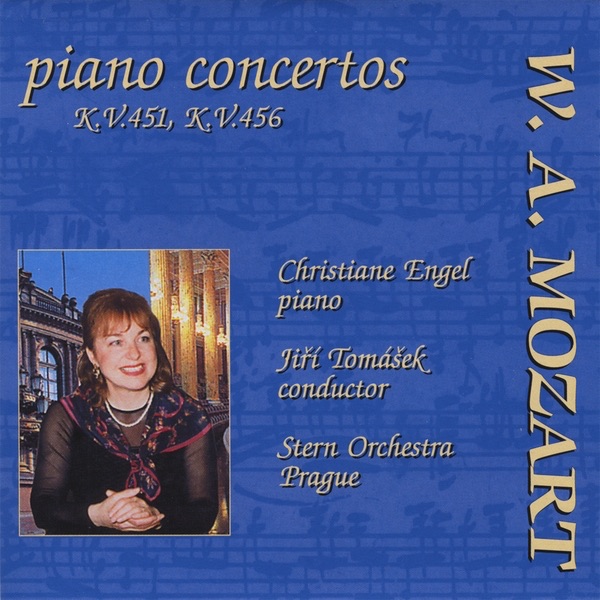 Mozart Piano Concertos: Piano Concerto No. 16 in D Major, K. 451; Piano Concerto No. 18 in B-Flat Major, K. 456 by Jiri Tomasek, The Stern Orchestra & Christiane Engel album cover