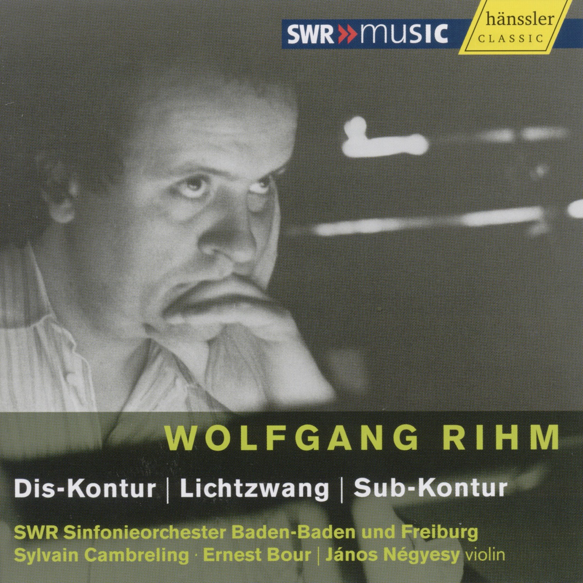 Rihm: Dis-Kontur - Lichtzwang - Sub-Kontur by Ernest Bour album cover