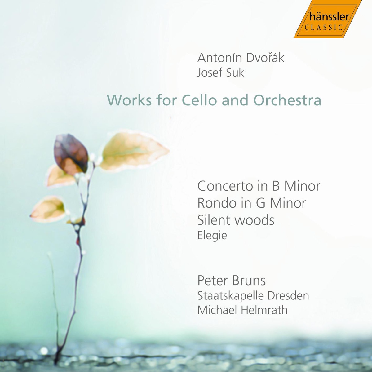 Dvorak: Cello Concerto - Suk: Rondo In G Minor - Elegie by Staatskapelle Dresden, Michael Helmrath, Peter Bruns & Kai Vogler album cover