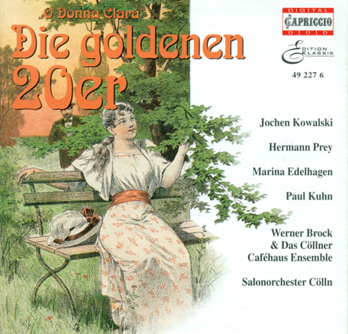 Golden 20's (The) by Werner Brock, Collner Cafehaus Ensemble, Marina Edelhagen, Jochen Kowalski, Cologne Salon Orchestra, Hermann Prey & Paul Kuhn album cover