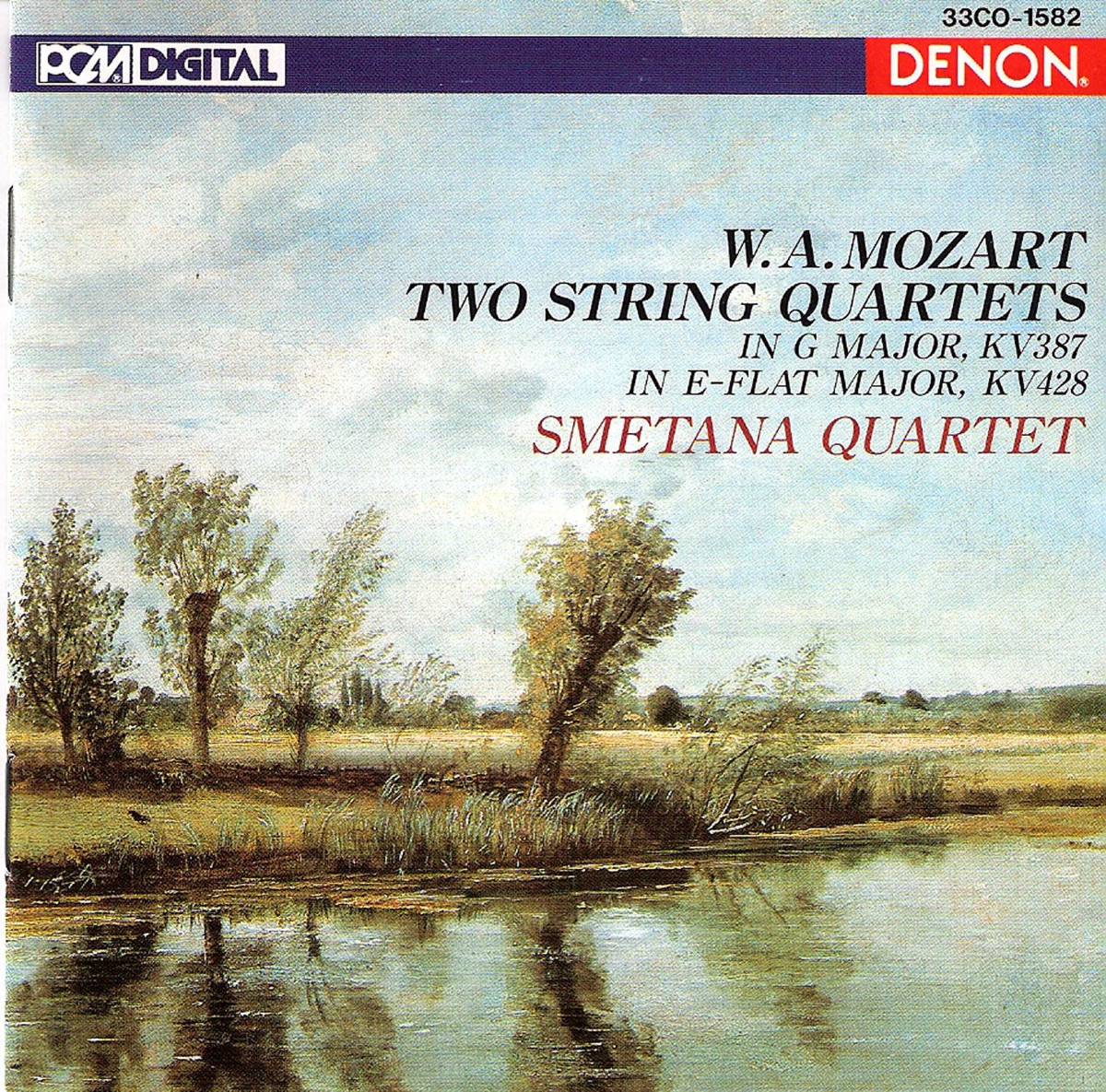 Mozart: String Quartets Nos. 14 & 16 by Smetana Quartet album cover