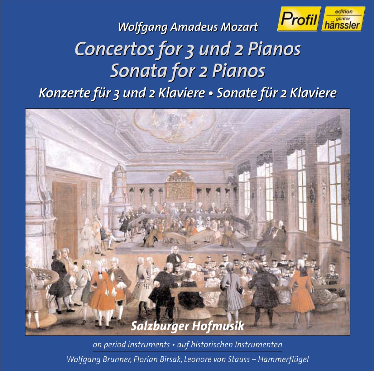 Mozart: Concertos for 3 and 2 Pianos - Sonata for 2 Pianos by Salzburger Hofmusik album cover