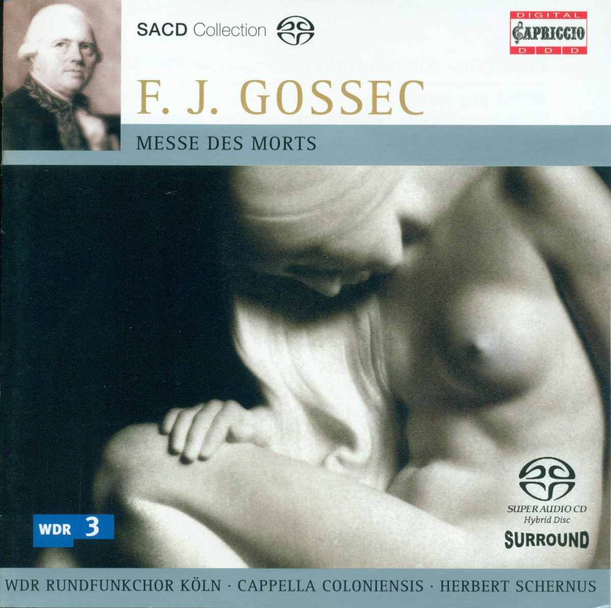 Gossec: Grande messe des morts by Alessandro Corbelli, Cappella Coloniensis & Herbert Schernus album cover