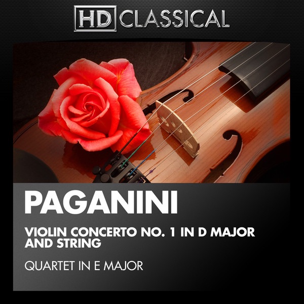 Paganini: Violin Concerto No. 1 In D Major and String Quartet In E Major by Saint Petersburg Soloists album cover