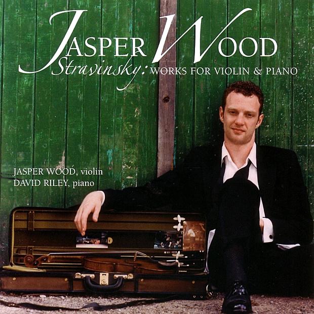 Stravinky: Works for Violin & Piano by David Riley & Jasper Wood album cover