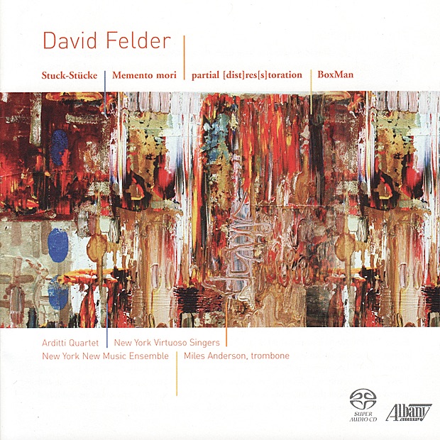 David Felder: Boxman by Arditti String Quartet, Miles Anderson, New York New Music Ensemble, New York Virtuoso Singers, Harold Rosenbaum & James Baker album cover