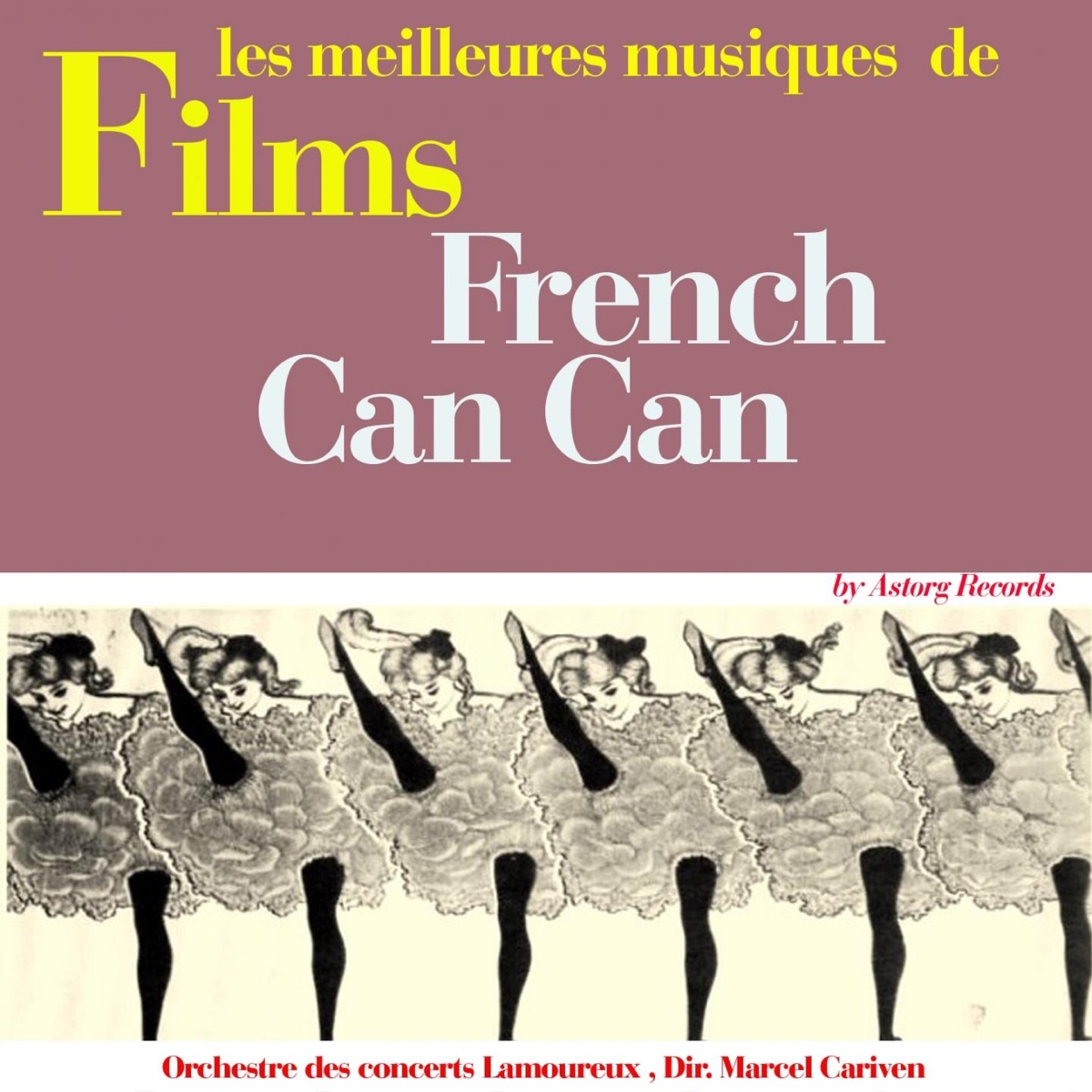 French Cancan (Music from the 1954 French Movie) - EP by Orchestre Lamoureux & Marcel Cariven album cover