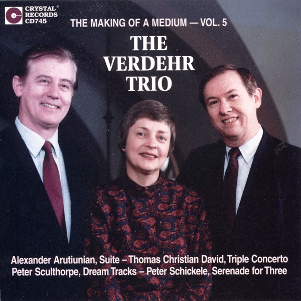 The Making of a Medium, Vol. 5 by The Verdehr Trio, Walter Verdehr, Elsa Ludewig-Verdehr, Gary Kirkpatrick, Thomas Christian David & Tonkünstler-Orchester album cover