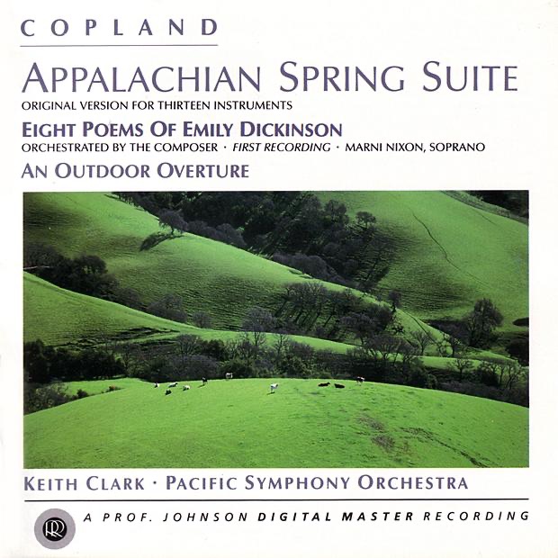 Copland: Appalachian Spring Suite by Keith Clark & Pacific Symphony Orchestra album cover