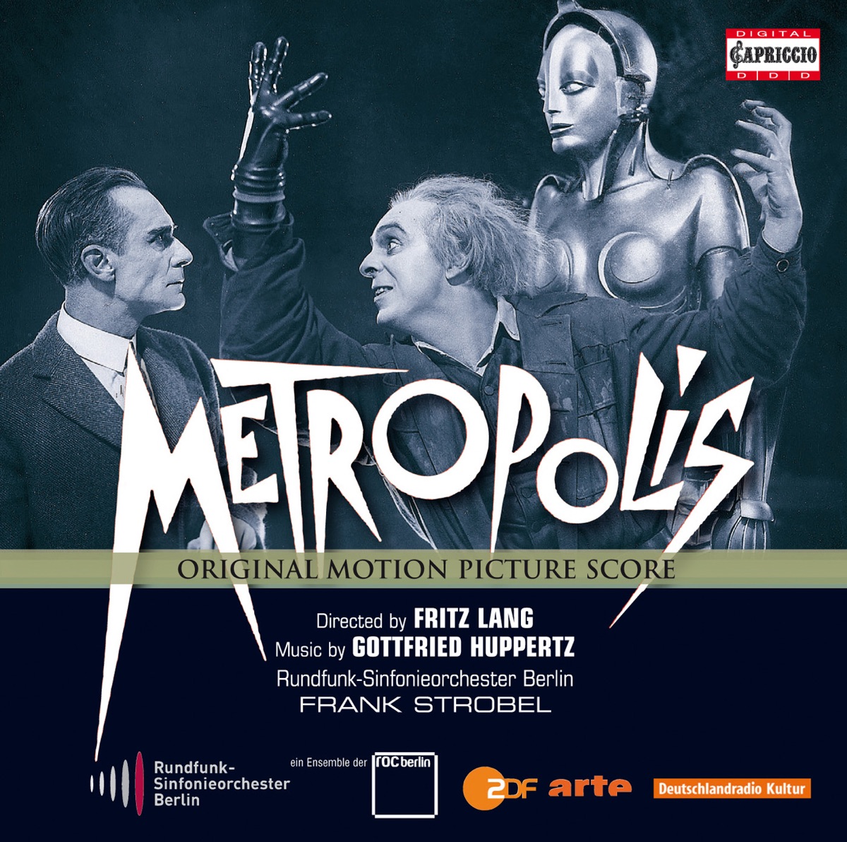 Metropolis by Frank Strobel & Rundfunk-Sinfonieorchester Berlin album cover