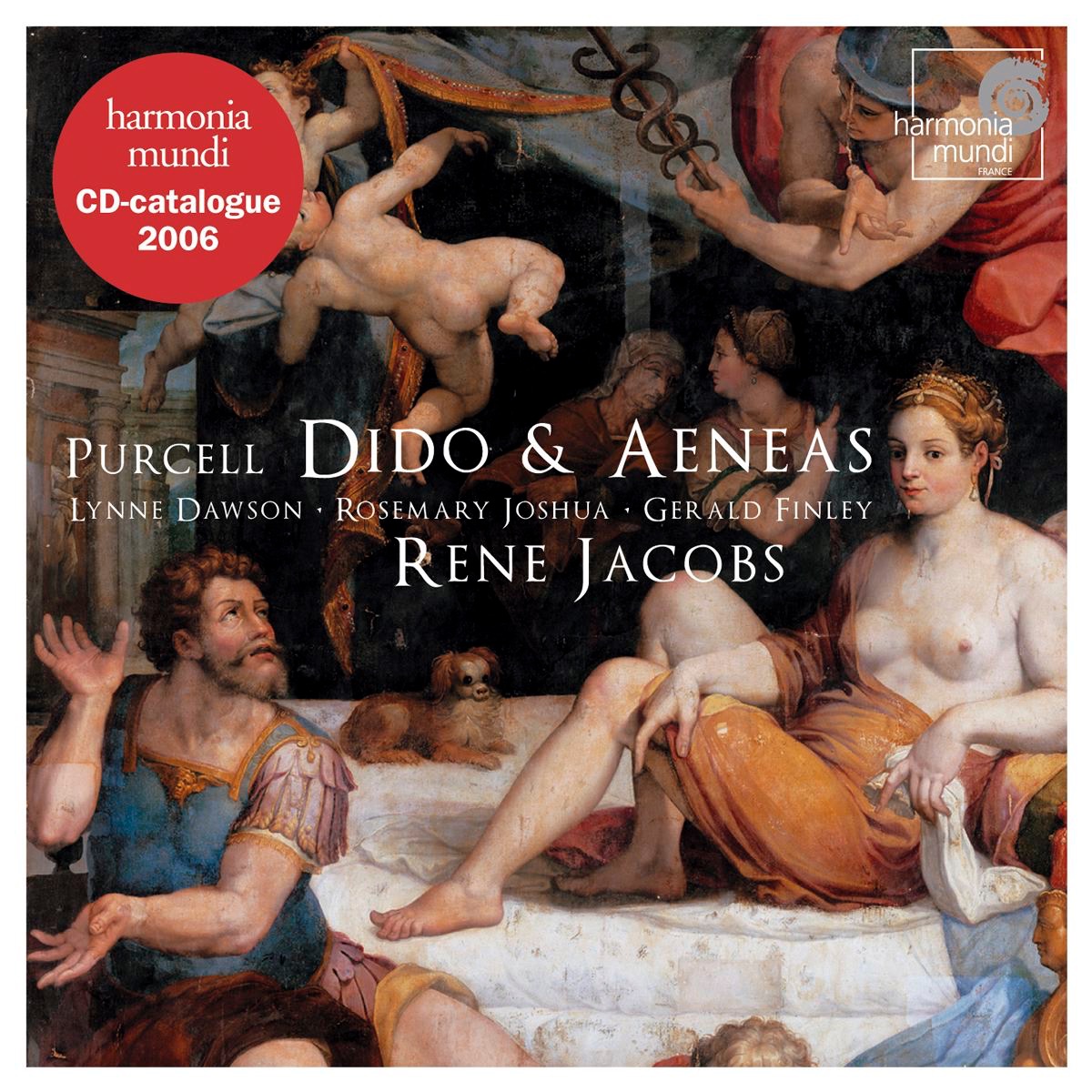 Purcell: Dido & Aeneas by Gerald Finley, Lynne Dawson, Orchestra of the Age of Enlightenment, René Jacobs & Rosemary Joshua album cover