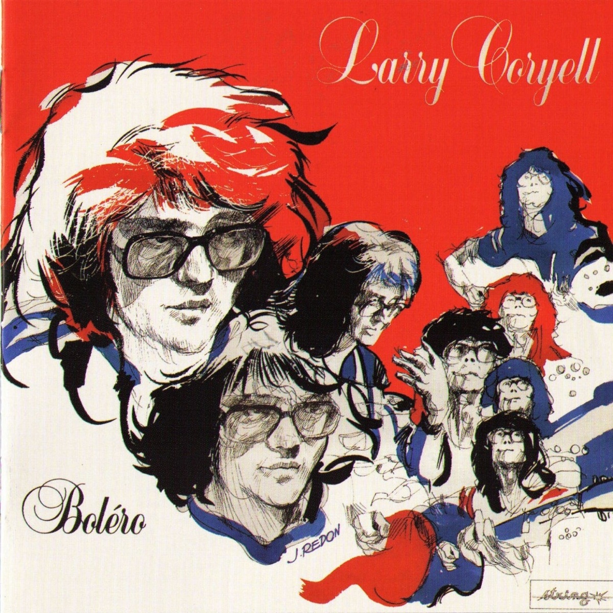 Boléro (The Definitive Black & Blue Sessions) by Larry Coryell album cover