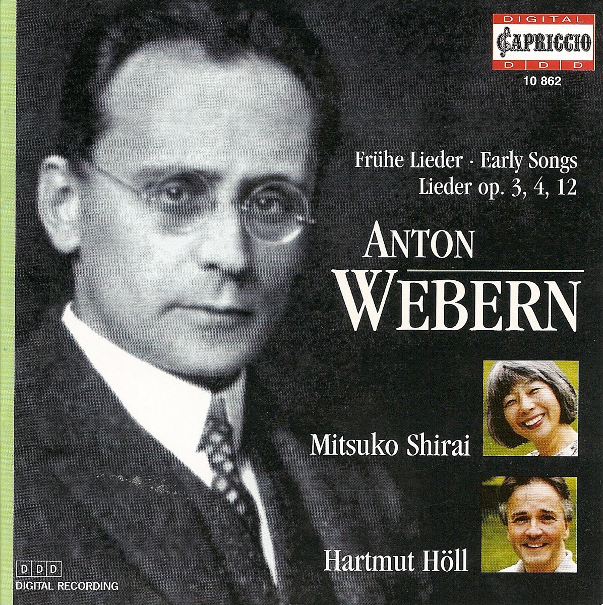 Webern: Vocal Music by Mitsuko Shirai & Hartmut Holl album cover
