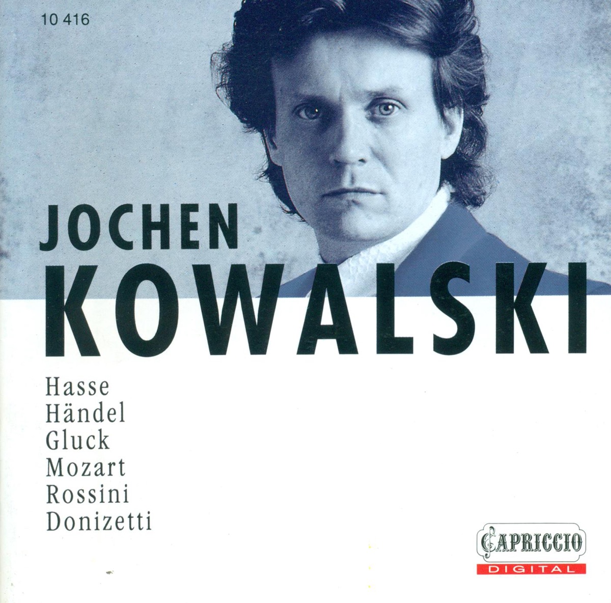 Opera Arias for Counter-tenor by Jochen Kowalski, Berlin Symphony Orchestra, Heinz Fricke & Rundfunk-Sinfonieorchester Berlin album cover