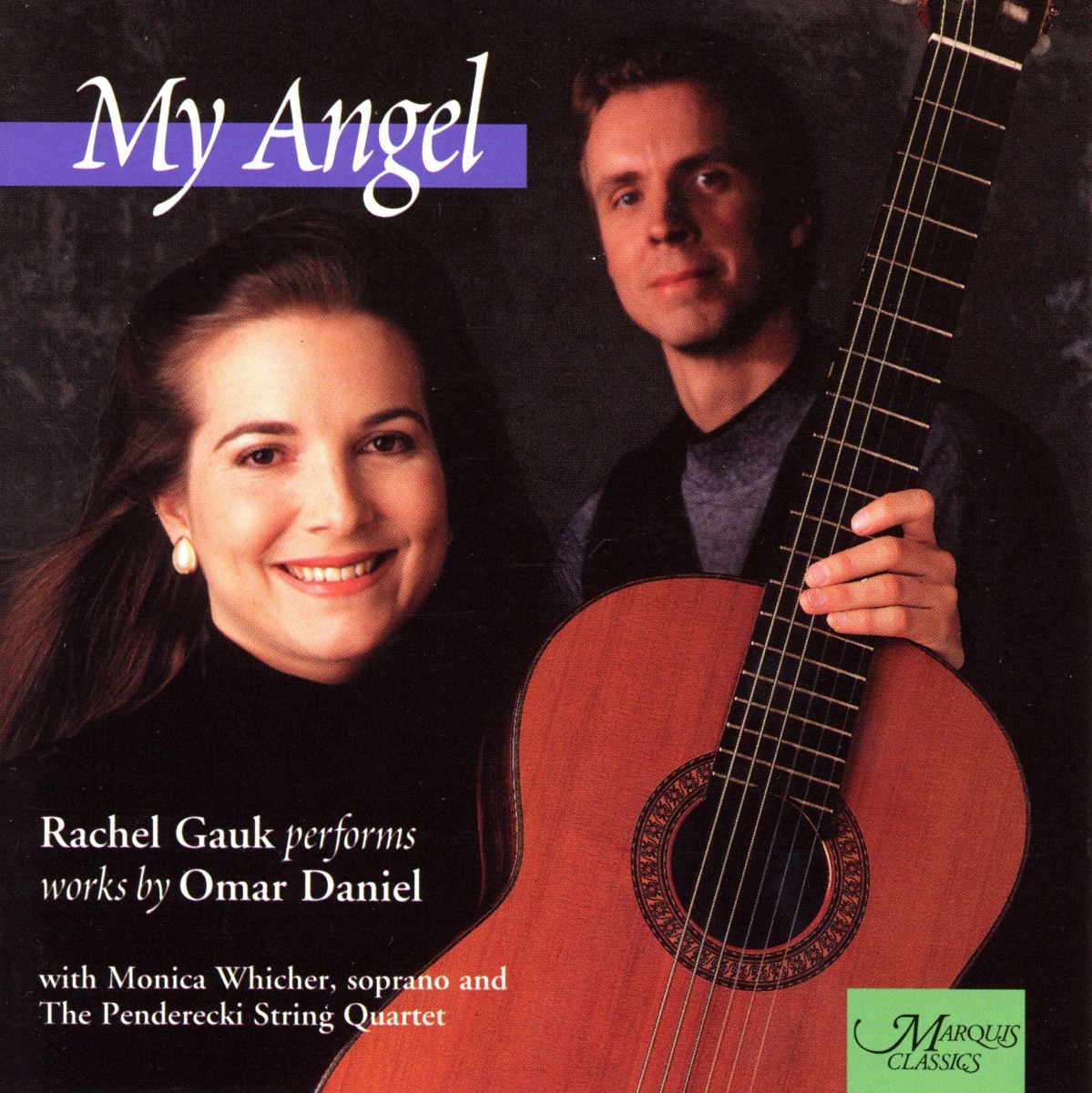 My Angel by Monica Whicher, Penderecki String Quartet & Rachel Gauk album cover