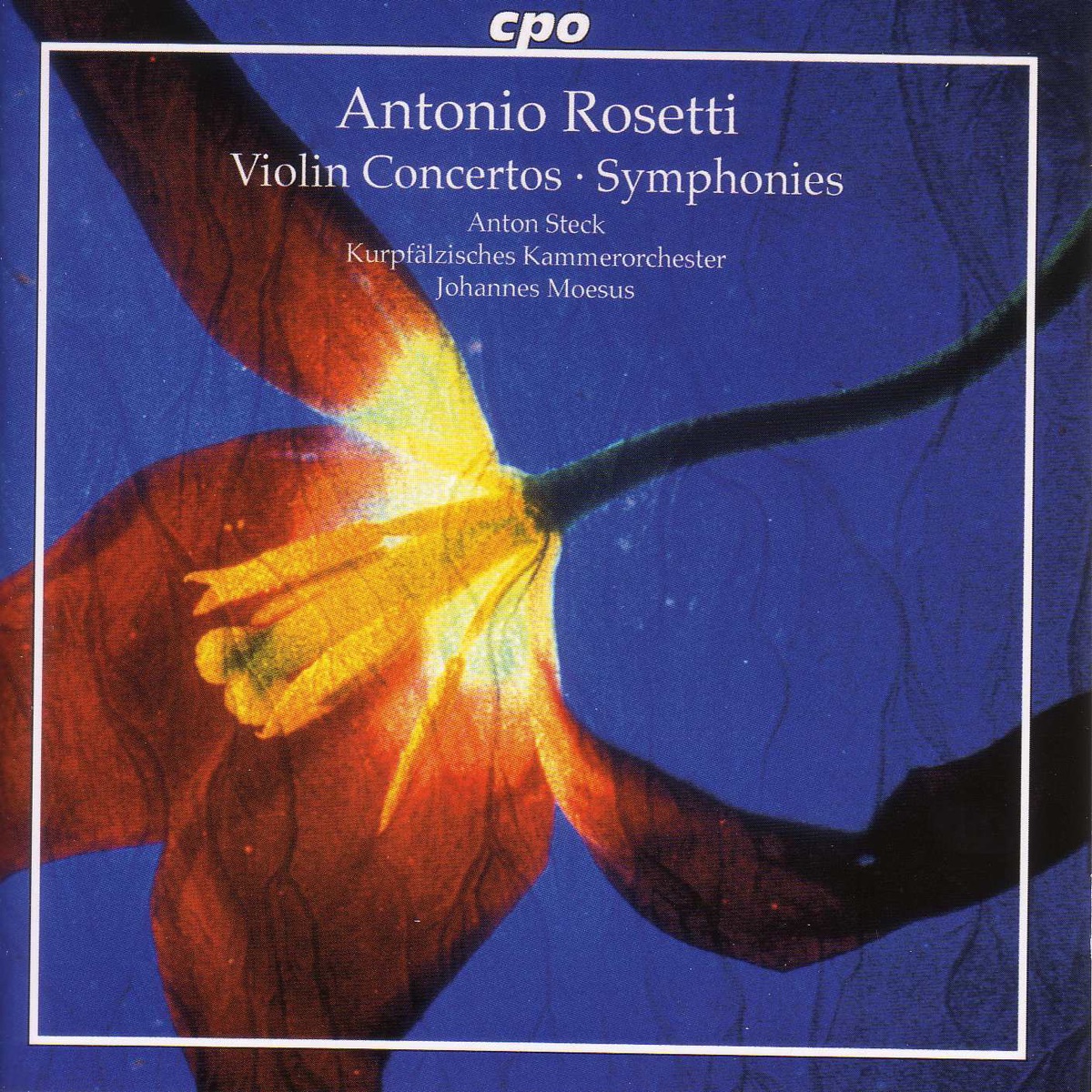 Rosetti: Violin Concertos - Symphonies by Johannes Moesus, Palatinate Chamber Orchestra & Anton Steck album cover