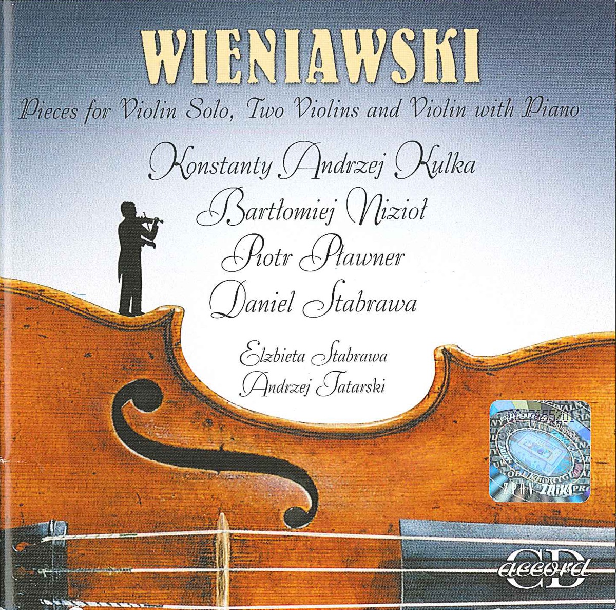 Wieniawski, H.: Chamber Music by Bartek Niziol, Andrzej Tatarski, Daniel Stabrawa, Piotr Plawner, Konstanty Andrzej Kulka & Elzbieta Stabrawa album cover