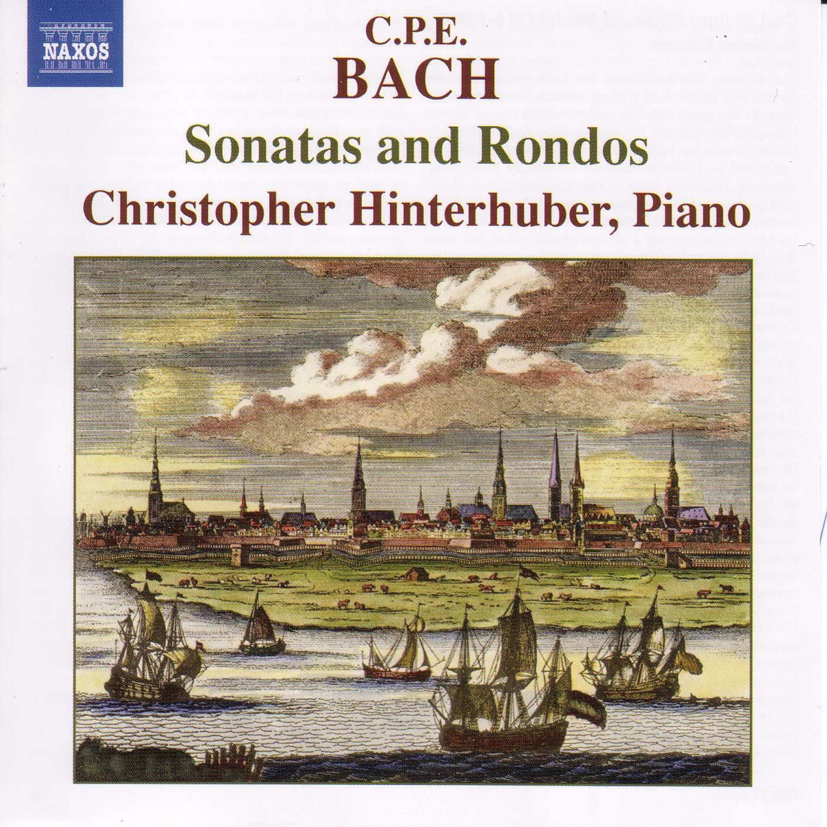 C.P.E. Bach: Sonatas and Rondos by Christopher Hinterhuber album cover