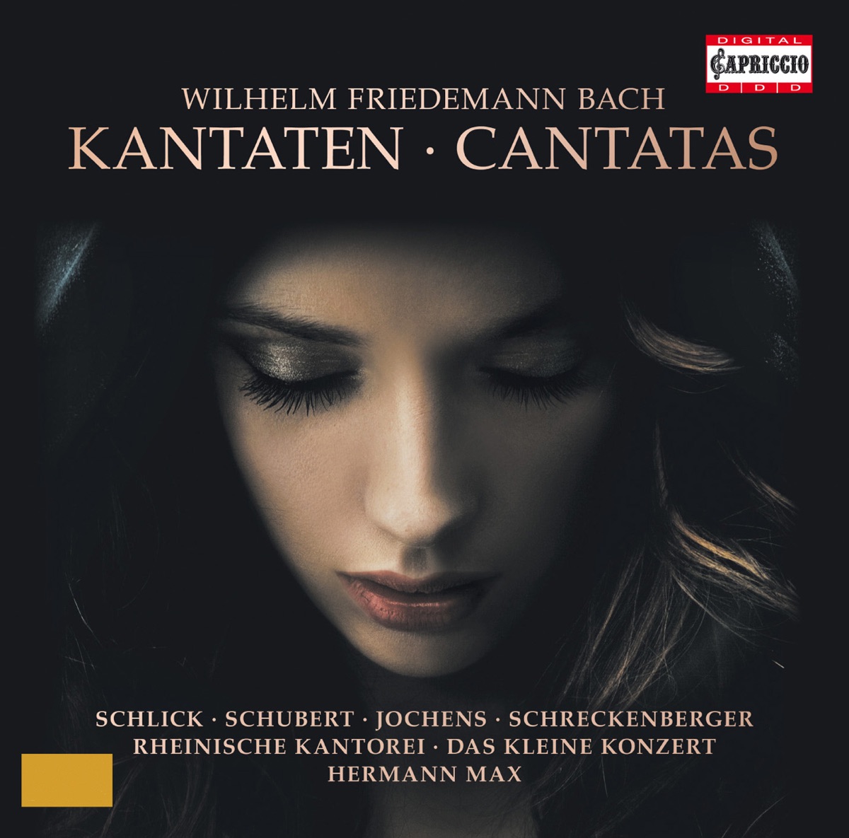 W.F. Bach: Cantatas by Wilfried Jochens, Das Kleine Konzert, Stephan Schreckenberger, Barbara Schlick, Claudia Schubert, Rheinische Kantorei & Hermann Max album cover