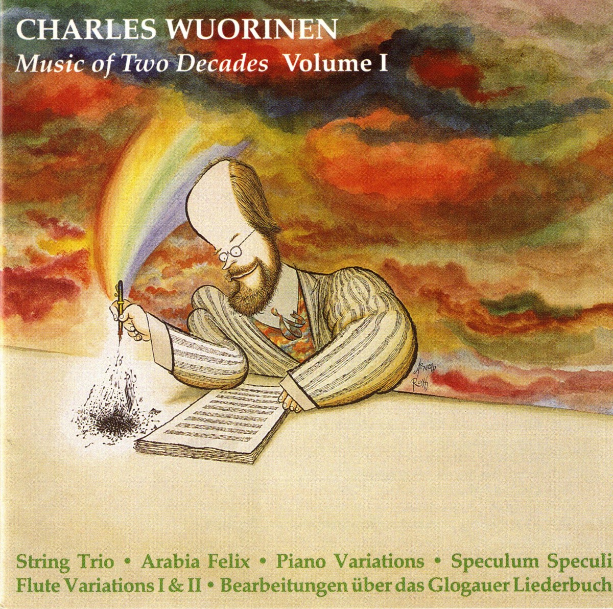 Wuorinen: Music of 2 Decades, Vol. 1 by Speculum Musicae, Charles Wuorinen, Group for Contemporary Music, The, Easley Blackwood, Fred Sherry & Harvey Sollberger album cover