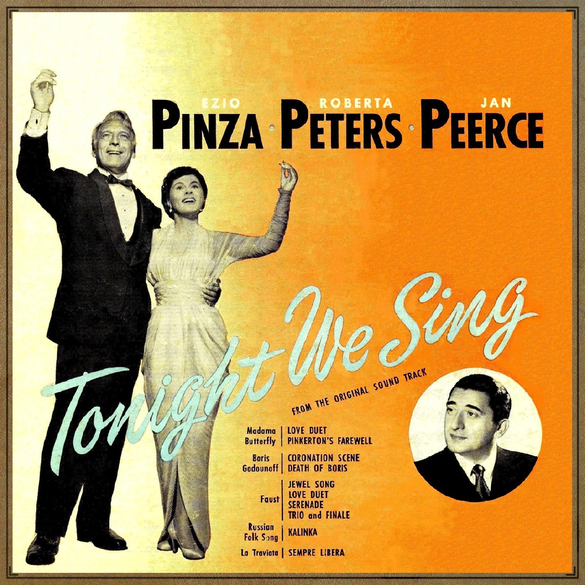 Tonight We Sing (O.S.T - 1953) by Roberta Peters, Ezio Pinza & Jan Peerce album cover