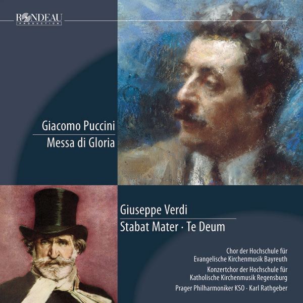 G. Puccini: Messa Di Gloria - G. Verdi: Stabat Mater - Te Deum by Chor der Hochschule für Evangelische Kirchenmusik Bayreuth album cover