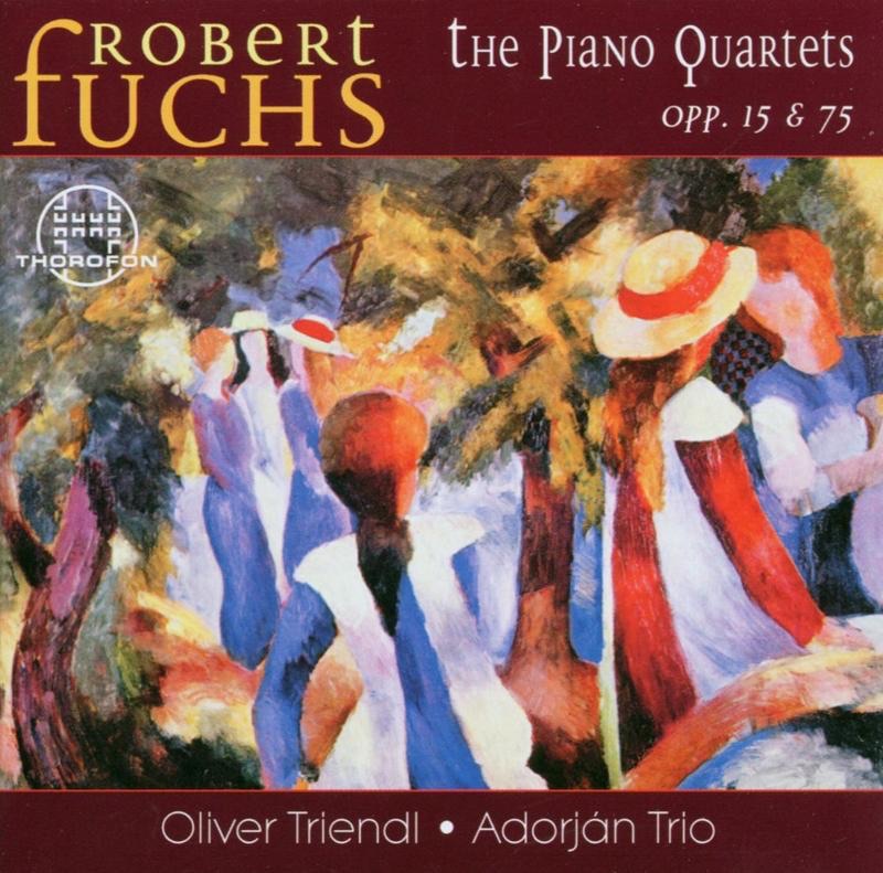 Robert Fuchs: Klavierquartette by Oliver Triendl & Adorjan Trio album cover