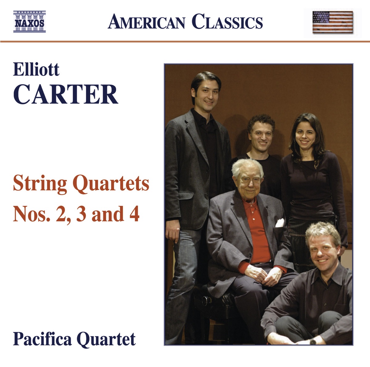 Carter: Complete String Quartets, Vol. 2 by Pacifica Quartet album cover