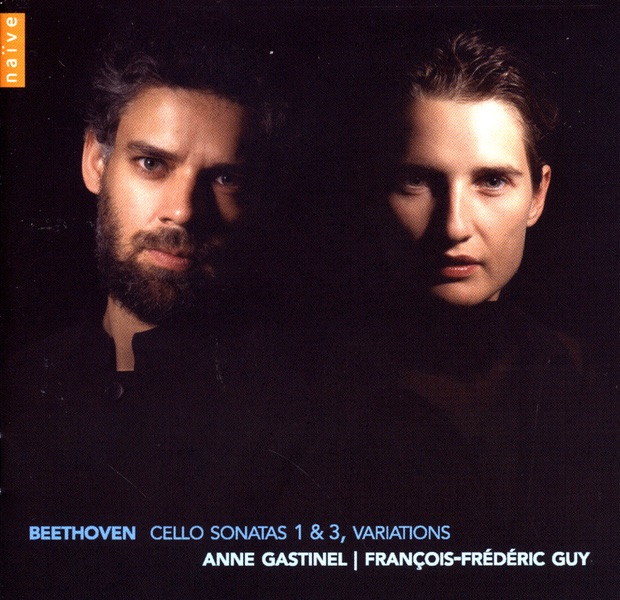Beethoven: Cello Sonatas Nos. 1 & 3, Variations by Anne Gastinel & François-Frédéric Guy album cover