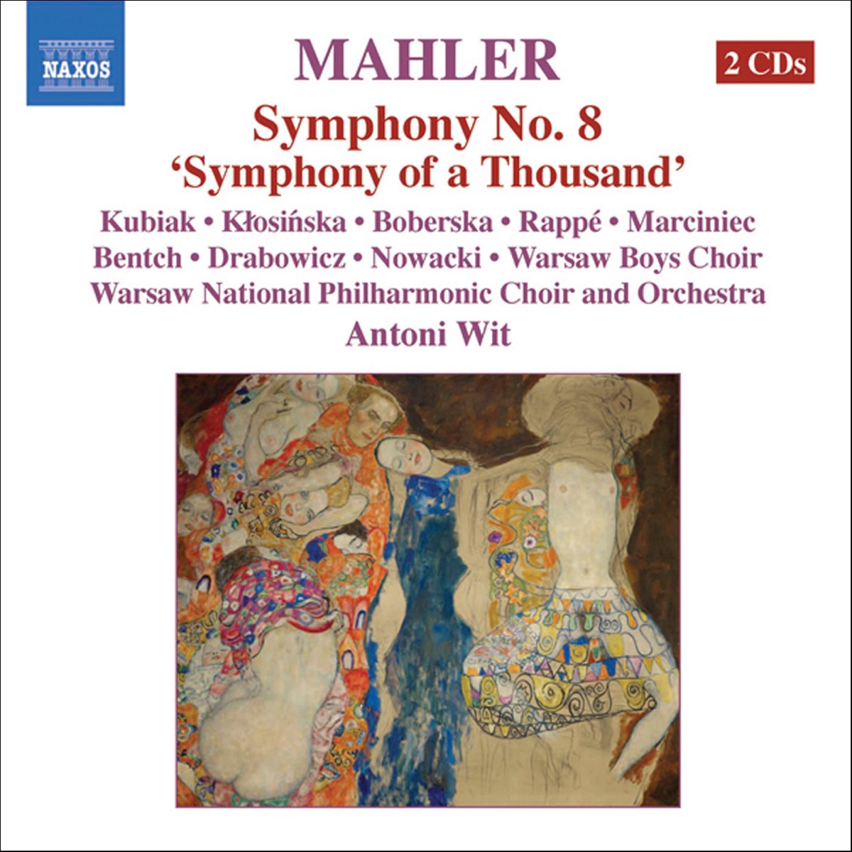 Mahler: Symphony No. 8 "Symphony of a Thousand" by Antoni Wit, Warsaw National Philharmonic Choir & Warsaw Philharmonic album cover