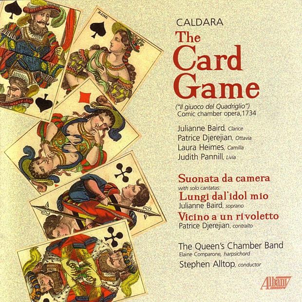 Caldara: The Card Game (Il giuco del Quadriglio) by Elaine Comparone, Julianne Baird, Laura Heimes, Patrice Djerejian & The Queen's Chamber Band album cover