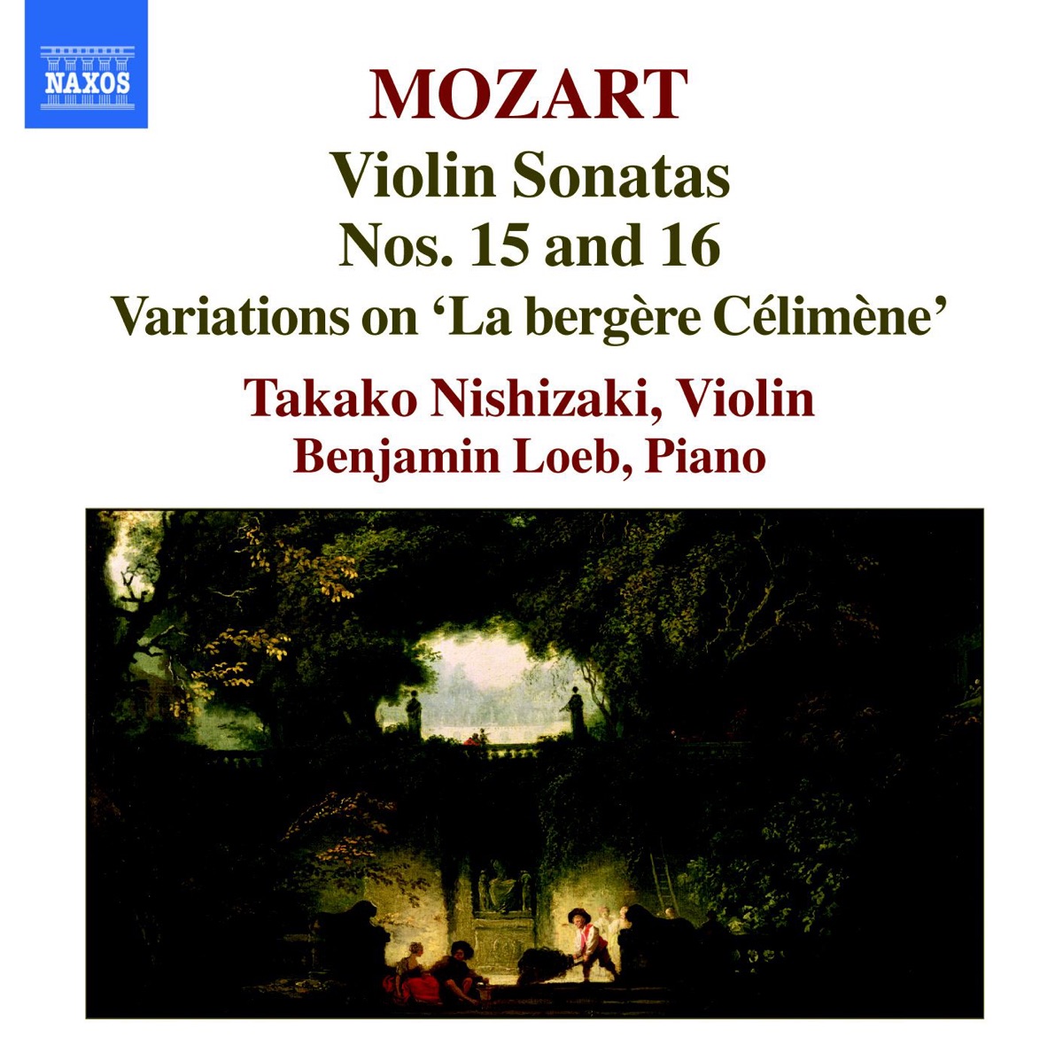 Mozart: Violin Sonatas nos. 15 & 16 by Benjamin Loeb & Takako Nishizaki album cover