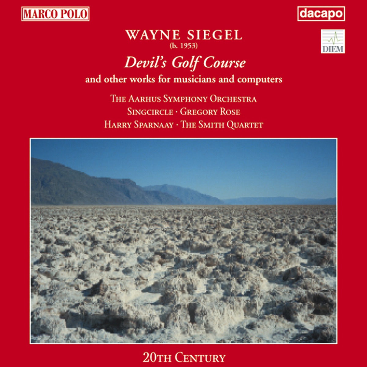 Siegel: Devil's Golf Course, Eclipse, Tracking by Gregory Rose, Aarhus Symphony Orchestra, Harry Sparnaay, Singcircle & Smith Quartet album cover