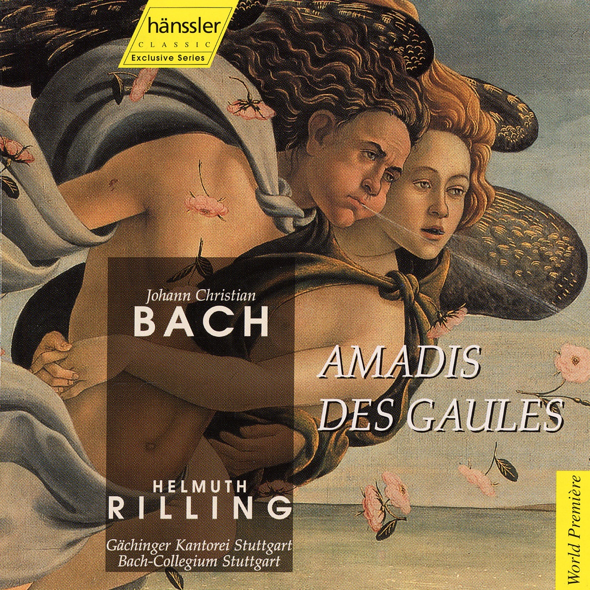 Bach, J.C.: Amadis de Gaule by James Wagner, Elfie Hobarth, Wolfgang Schone, Ibolya Verebics, Helmuth Rilling, Gächinger Kantorei Stuttgart, Stuttgart Bach Collegium & Ulrike Sonntag album cover
