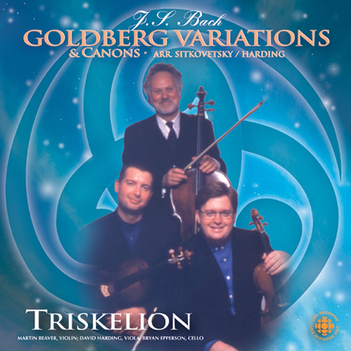Bach, J.S.: Goldberg Variations, BWV 988 by Martin Beaver, Bryan Epperson, David Harding & Glenn Gould album cover