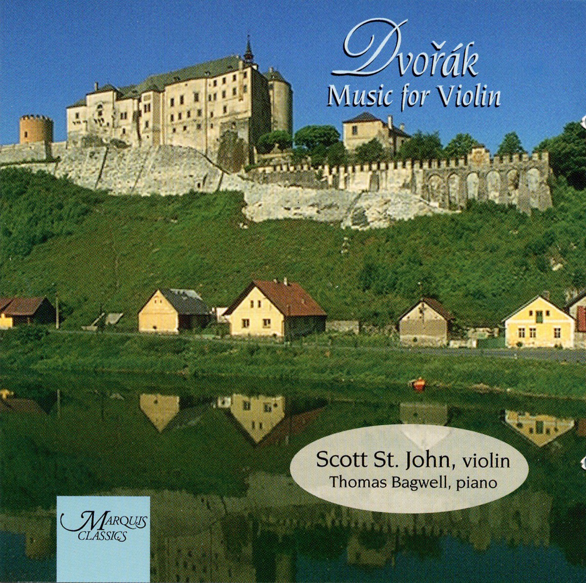Dvorak Music for Violin by Scott St. John & Thomas Bagwell album cover