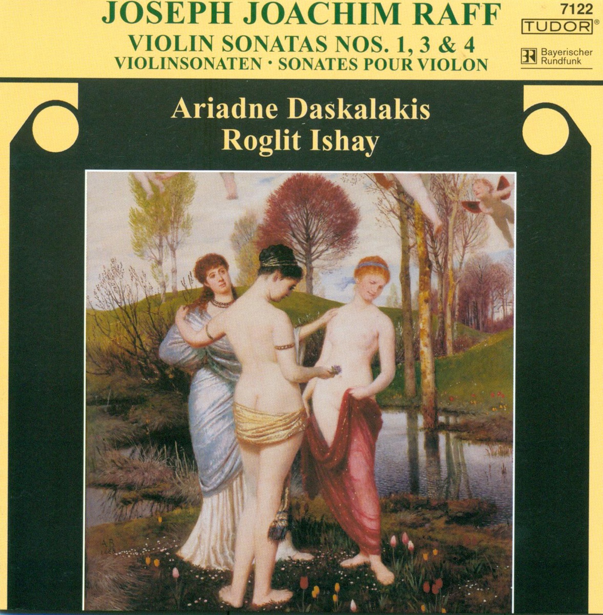 Raff: Violin Sonatas Nos. 1, 3 & 4 by Roglit Ishay & Ariadne Daskalakis album cover