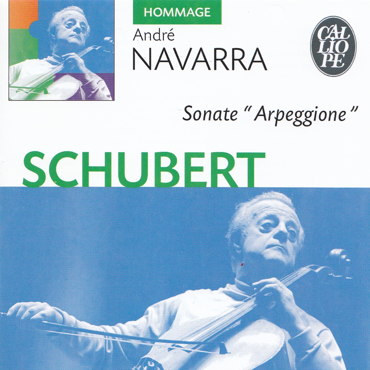 Schubert: Sonate 'Arpeggione' by Annie d' Arco, André Navarra & Erika Kilcher album cover